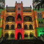 Rio de Janeiro (RJ) 20/11/2023 -  Fiocruz projeta frases antirracistas em castelo ícone da arquitetura
Foto: Peter Lliccievi/Divulgação