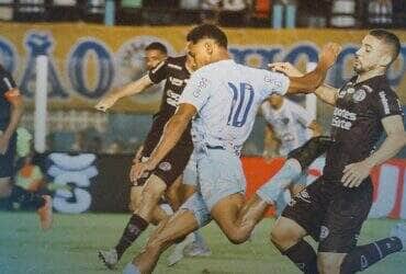 Lance de Paysandu x Ferroviária. Imagem: Divulgação Paysandu