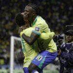 Lance do jogo entre Brasil x Paraguai. Imagem: Rafael Ribeiro/CBF