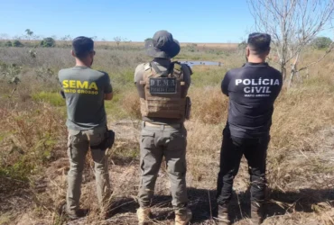 Apreensão de agrotóxico revela descarte irregular em fazenda de Bom Jesus do Araguaia