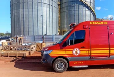 Bombeiros atendem vítimas de queda de altura elevada em Campo Novo do Parecis