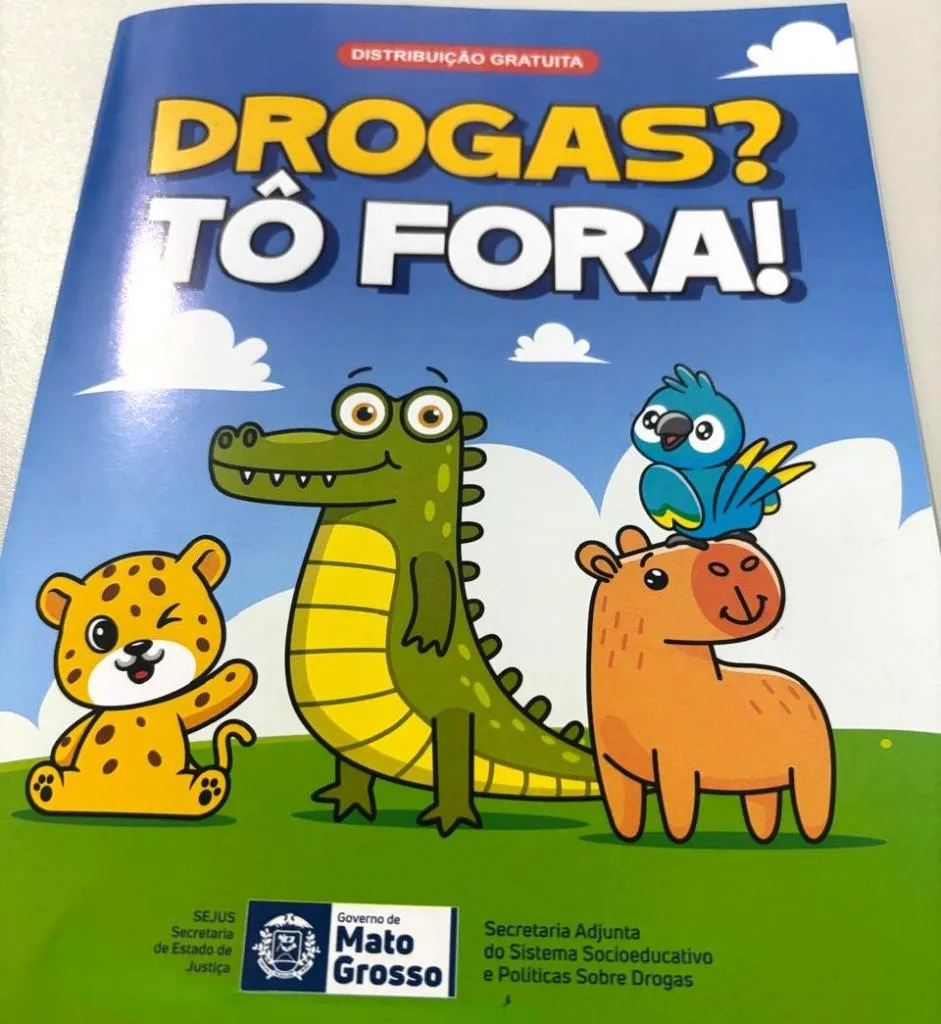 Cartilha ensina prevenção às drogas de forma lúdica para crianças