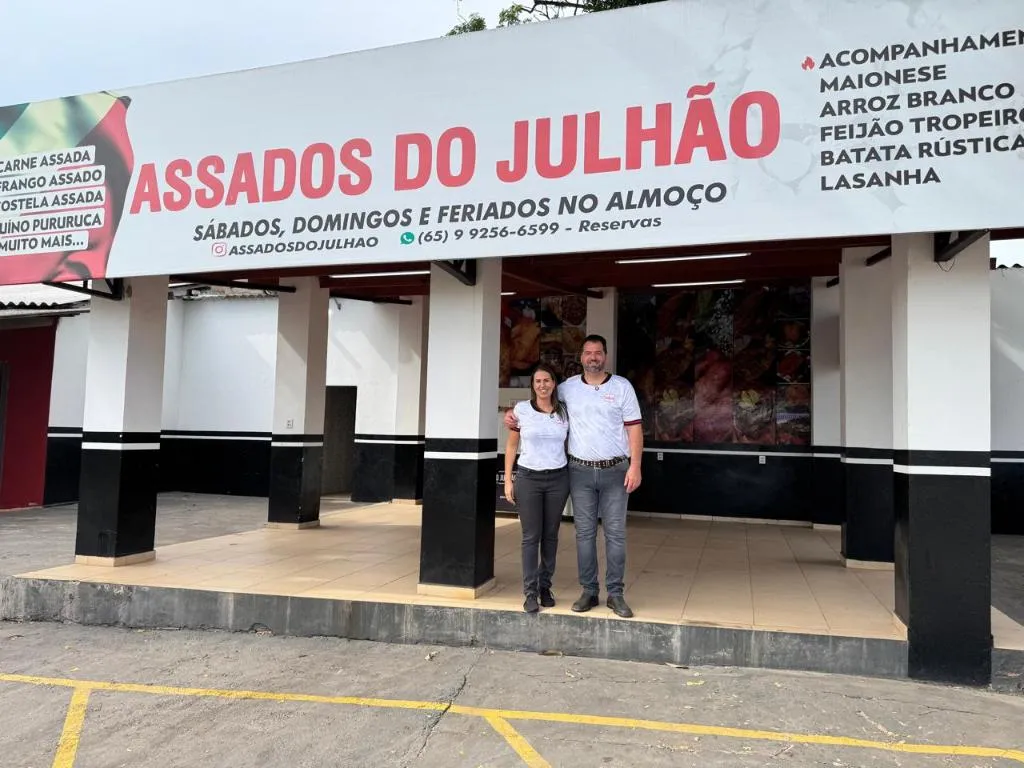 Casal impulsiona negócio com churrasco e crédito da Desenvolve MT