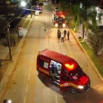 Corpo de Bombeiros combate princípio de incêndio causado por pane elétrica em ar-condicionado