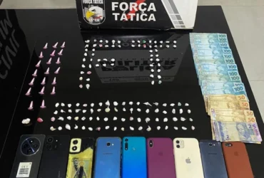 Força Tática desarticula tráfico e apreende drogas em Nova Mutum