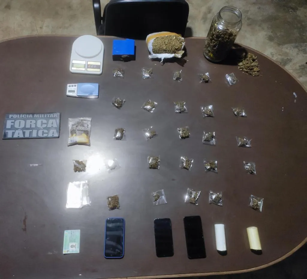 Força Tática prende faccionados por tráfico durante operação em Poconé