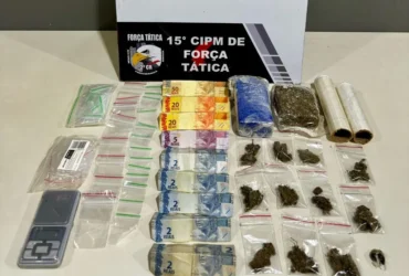Força Tática prende dupla por tráfico e apreende maconha em Várzea Grande