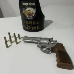 Força Tática apreende arma e prende homem por ameaça em Poconé