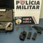 Força Tática prende suspeito por tentativa de homicídio com arma ilegal