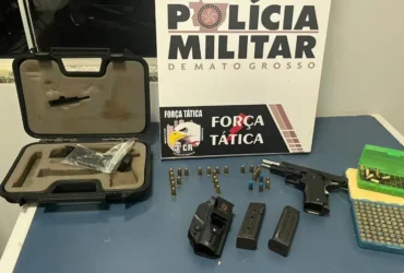 Força Tática prende suspeito por tentativa de homicídio com arma ilegal