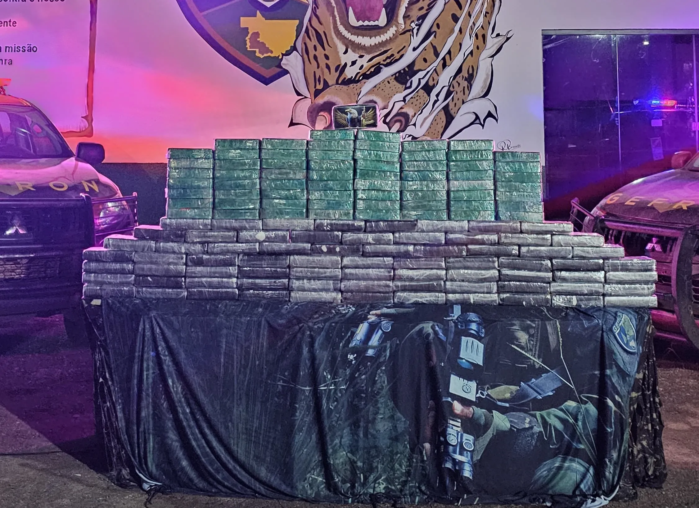 Gefron apreende cocaína e impõe prejuízo milionário ao tráfico