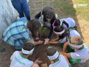 Meio Ambiente de Sinop Itinerante realiza manhã de atividades com alunos da EMEB Sadao Watanabe