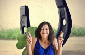 Mulher em uma nova fase de sorte