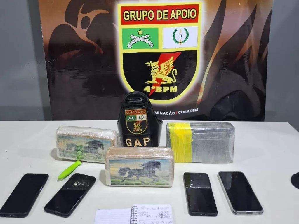 Polícia prende dupla por tráfico e apreende cocaína em Várzea Grande