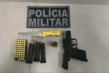 Polícia apreende drogas, munições e arma durante duas prisões por tráfico e porte ilegal
