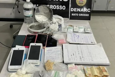 Casal é preso por tráfico de cocaína batizada no centro de Cuiabá