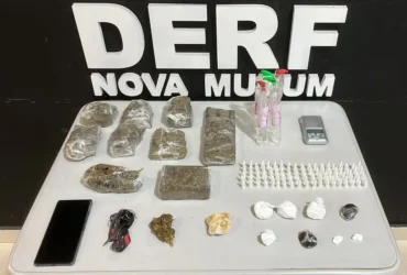 Fornecedor de drogas é preso e adolescente apreendido em operação contra tráfico