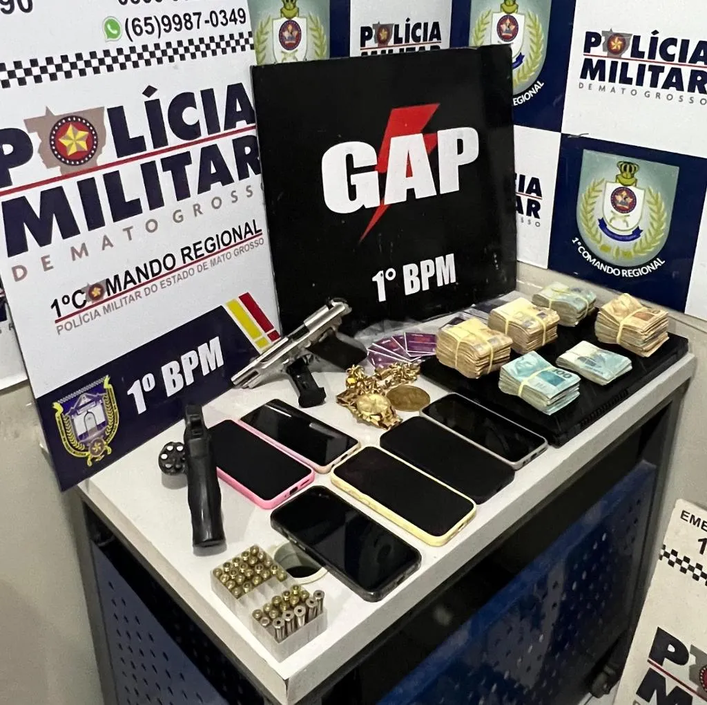 Polícia apreende armas e prende dois homens por tentativa de feminicídio