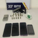 Polícia apreende arma e drogas durante prisão de dois faccionados em Peixoto de Azevedo