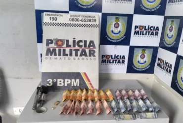 Homem é preso após roubo em farmácia com arma falsa em Cuiabá