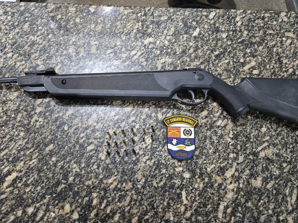 Polícia prende homem por ameaça com arma de fogo em Mato Grosso