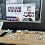 Polícia Militar prende três homens por tráfico de drogas em Pontes e Lacerda