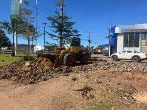 Prefeitura de Sinop executa obras estruturantes para o trânsito em 3 pontos