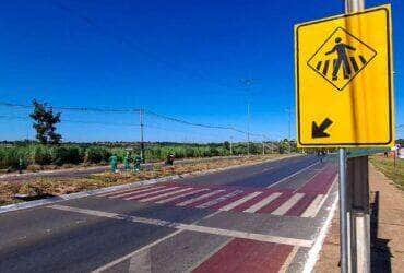 Prefeitura de Varzea Grande e Sinfra definem instalacao de semaforo com botoeira na MT 444 -CenárioMT