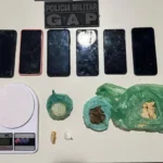 Quadrilha é flagrada com drogas em operação da Polícia Militar