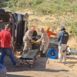Motorista fica ferido após tombamento de carreta na Curva do S em Mato Grosso