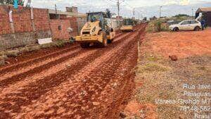 Obras de infraestrutura do Paiaguás, em Várzea Grande, seguem em ritmo acelerado