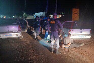 Suspeitos foram interceptados em fuga por equipes da PM de Nobres e Rosário Oeste; quatro deles já tinham passagens por crimes graves