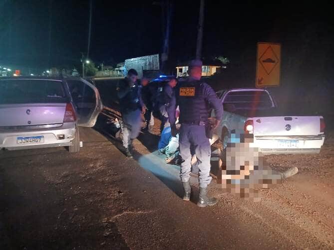 Suspeitos foram interceptados em fuga por equipes da PM de Nobres e Rosário Oeste; quatro deles já tinham passagens por crimes graves