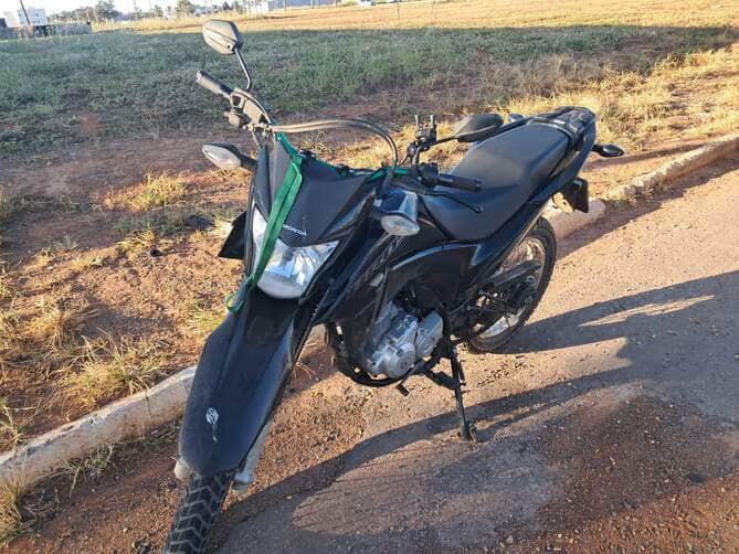 Condutor foge após colisão entre motos deixar vítima ferida em Lucas do Rio Verde