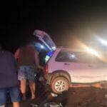 Condutor de um Fiat Uno foi socorrido em estado grave após ser retirado das ferragens por equipes de resgate