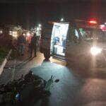 Motociclista fica gravemente ferido após colisão com ciclista em Várzea Grande (MT)