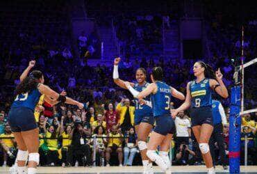 brasil, liga das nações, vôlei