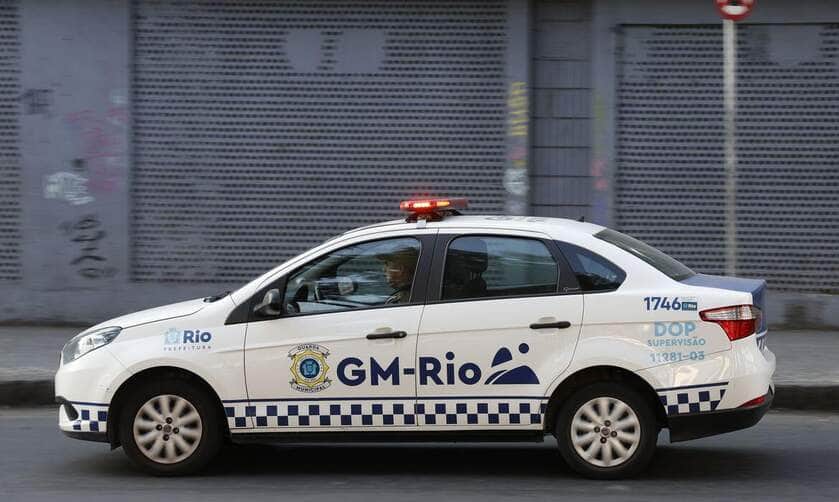 Rio de Janeiro (RJ) 09/09/2024 – Eleições 2024: segurança pública no âmbito municipal. Viatura da Guarda Municipal circulando na Lapa. Foto: Fernando Frazão/Agência Brasil