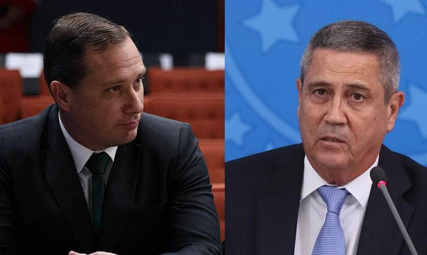 Brasília (DF), 05/06/2025 - Montagem sobre o interrogatórios dos réus da Ação Penal (AP) 2668 no STF. Mauro Cesar Barbosa Cid e Braga Netto. Foto: Ton Molina/STF e Isac Nóbrega/PR