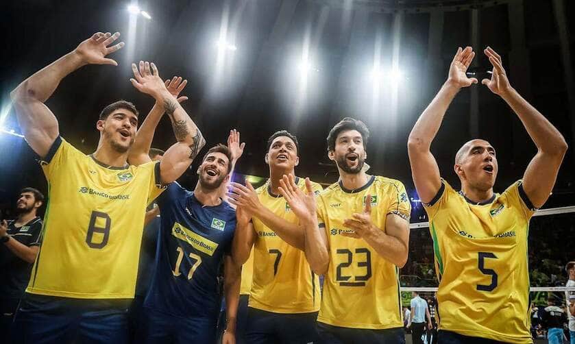 seleção brasileira masculina, vôlei, Brasil, vitória, Eslovênia, Liga das Nações 2025