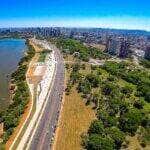 Porto Alegre (RS), 18/10/2024.  Vista aérea de Porto AlegreFilipe Karam/PMPA. Foto: Filipe Karam/PMPA