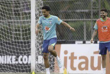 marquinhos, seleção brasileira, treino