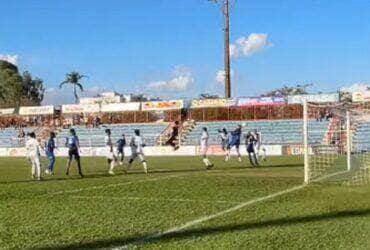 Lance de Goianésia x Mixto. Imagem: Reprodução Instagram