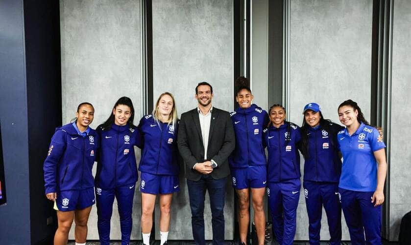 Brasília (DF), 31/05/2025 - Novo presidente da CBF projeta mais investimentos no futebol feminino. Foto: Lívia Villas Boas / CBF