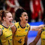 Chiba, 22/06/2025 - Seleção feminina bate Turquia e chega à 7ª vitória na Liga das Nações de Vôlei. Foto: World Volleyball/Divulgação