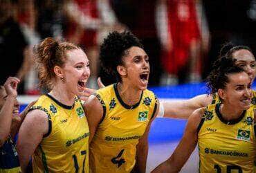 Chiba, 22/06/2025 - Seleção feminina bate Turquia e chega à 7ª vitória na Liga das Nações de Vôlei. Foto: World Volleyball/Divulgação