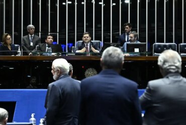 Brasília (DF), 24/06/2025 - Senadores durante sessão deliberativa ordinária do Senado Federal que trata de igualdade de gênero, proteção à família de empregados públicos e segurança alimentar de estudantes. Foto: Andressa Anholete/Agência Senado