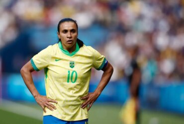 Marta em partida do Brasil nos Jogos Olímpicos
28/07/2024
REUTERS/Benoit Tessier