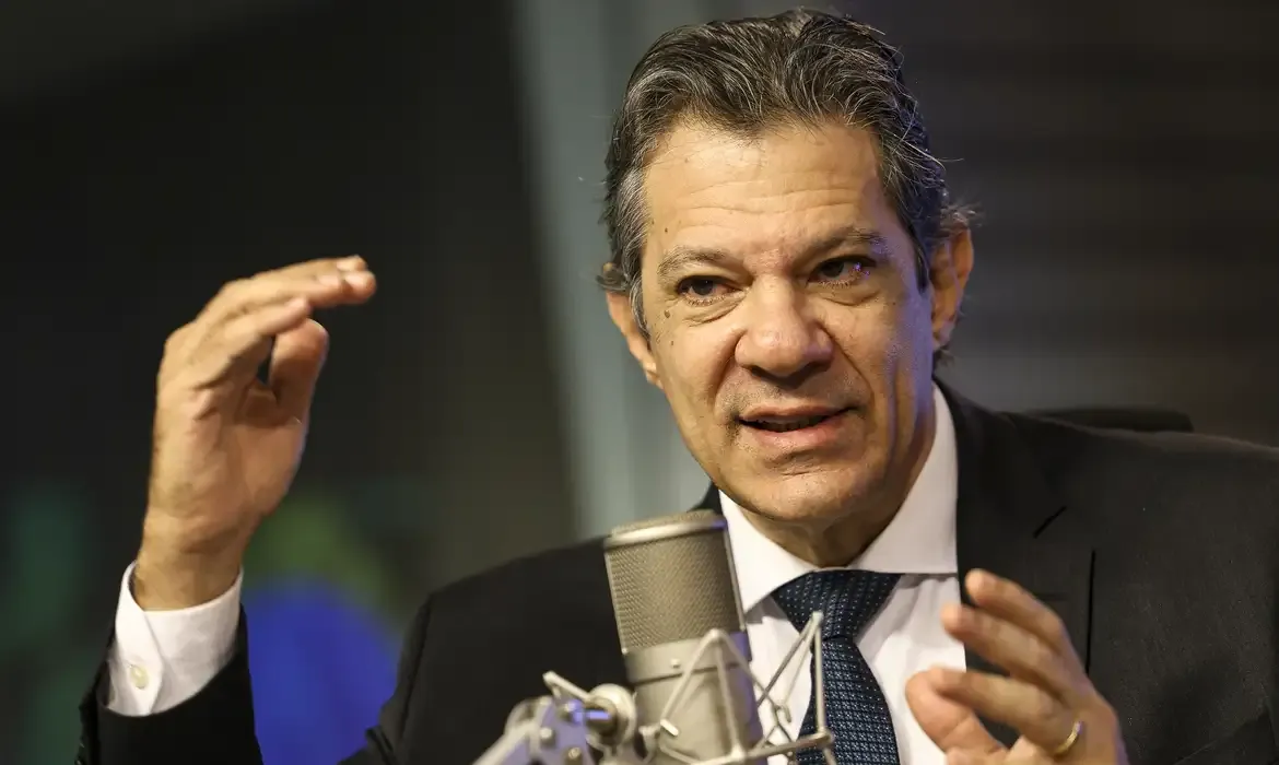 Brasília (DF), 20/03/2025 - O ministro da Fazenda, Fernando Haddad, participa do programa