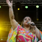 A cantora Preta Gil, se apresenta na festa de abertura dos 50 dias do Carnaval Rio 2020, na praia de Copacabana